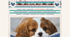 Desktop Screenshot of mycavalierking.com