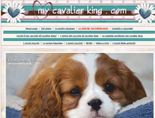 Tablet Screenshot of mycavalierking.com